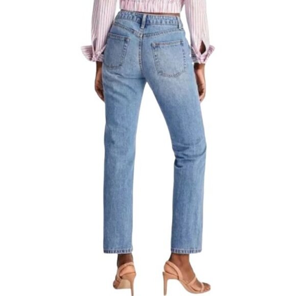 Mid-Rise Boyfriend Medium Wash Jeans | Future Collective | 6 - Picture 12 of 13